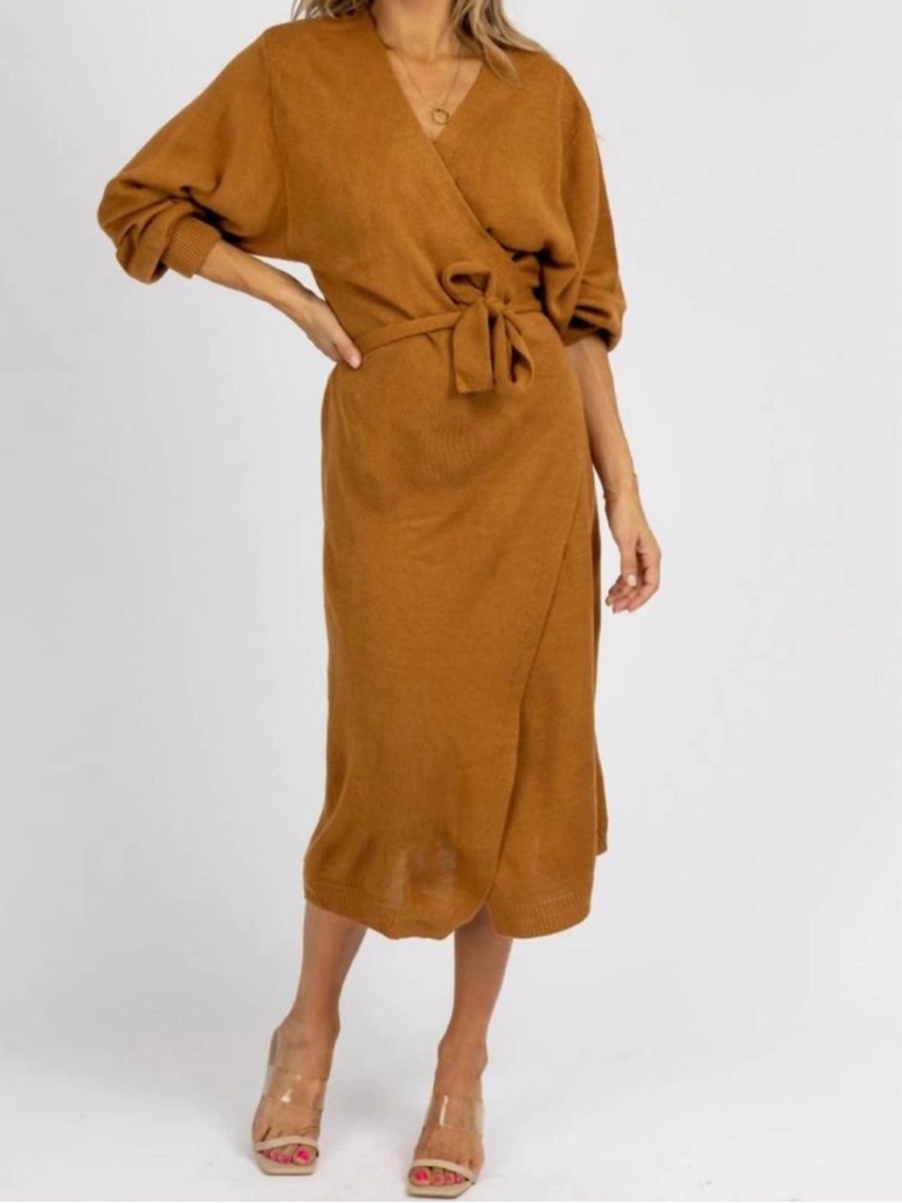 NWT Petal & Pup/Mable Knit Wrap Dress Size M/L